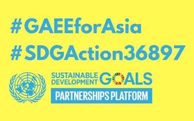 #GAEEforAsia recognized as #SDGACTION36897 by the United Nations